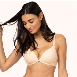 Lively Deep V no-wire push up bra 38C